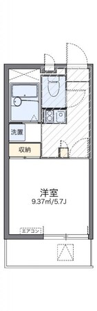 レオパレスコスモスⅡの物件間取画像